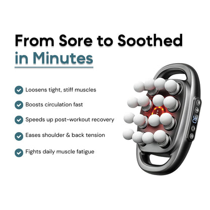 PureVibe Relief Pro™ - Smart 16-Head Body Massager